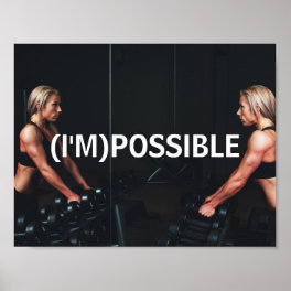 fitness study motivation inspiration gym poster