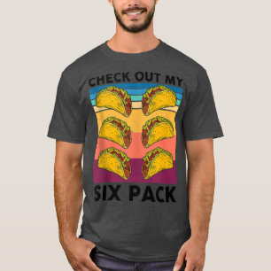 Fitness Taco 6 Pack Funny Meican Gym Top for Taco