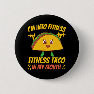 Fitness Taco Exercise Gym Button