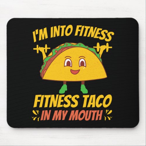 Fitness Taco Exercise Gym Mouse Pad