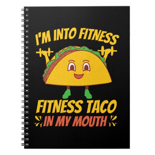 Fitness Taco Exercise Gym Notebook