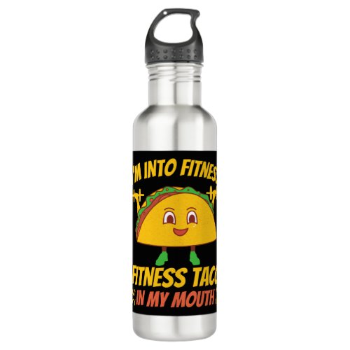 Fitness Taco Exercise Gym Stainless Steel Water Bottle