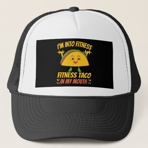 Fitness Taco Exercise Gym Trucker Hat