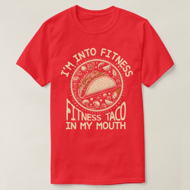 Fitness Taco T-Shirt (Design Front)