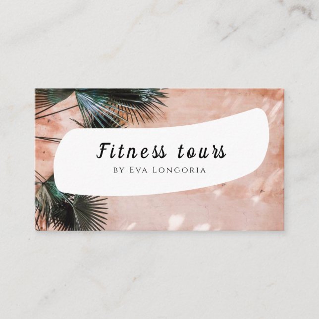 Fitness Tours Business Card (Front)