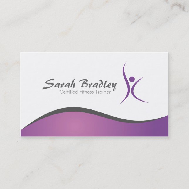 Fitness Trainer - Business Cards (Front)