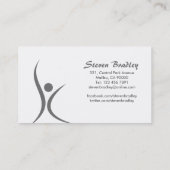 Fitness Trainer - Business Cards (Back)