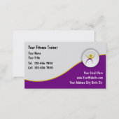 Fitness Trainer Business Cards (Front/Back)