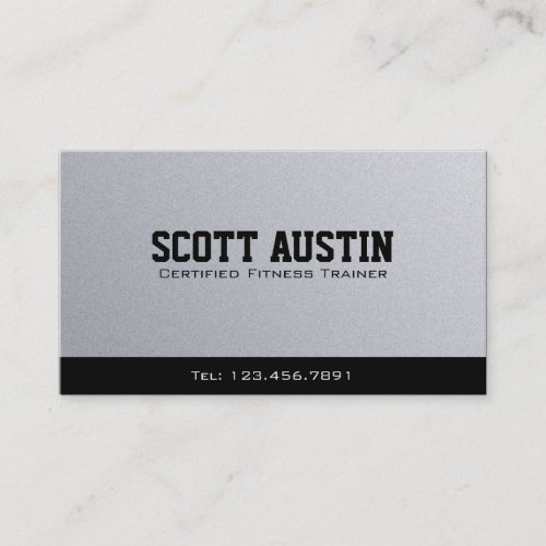 Fitness Trainer - Business Cards