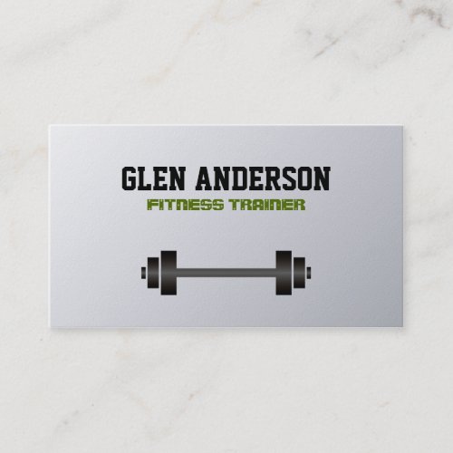 Fitness Trainer - Business Cards