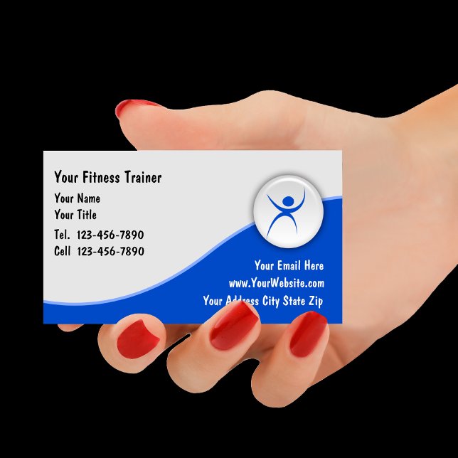 Fitness Trainer Business Cards (Creator Uploaded)