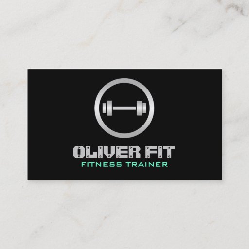 Customizable Fitness Trainer - Business Cards