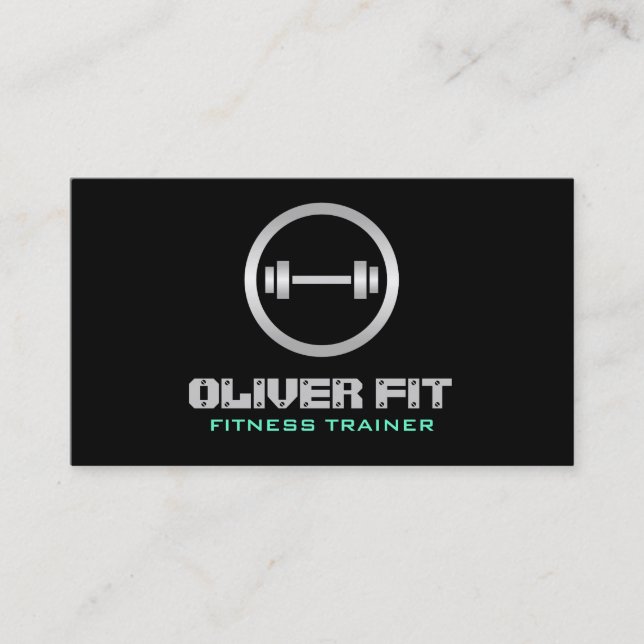 Fitness Trainer - Business Cards (Front)