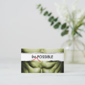 Fitness Trainer I'm Possible Professional Business Card (Standing Front)