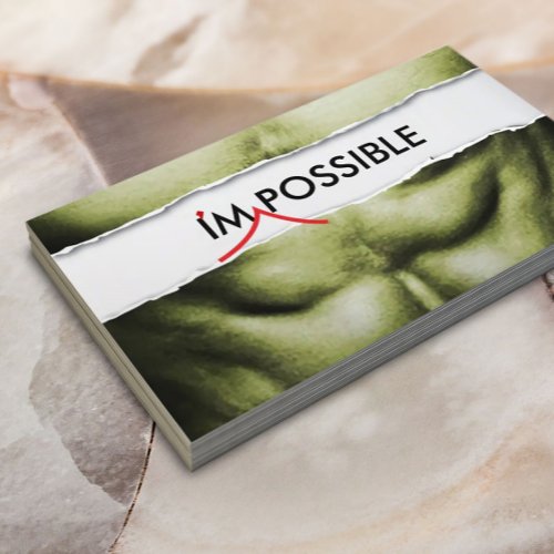 I'm Possible Fitness Trainer Business Card