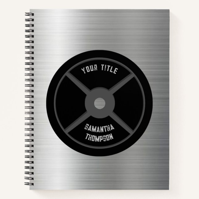 Fitness Weight Training Journal (Front)