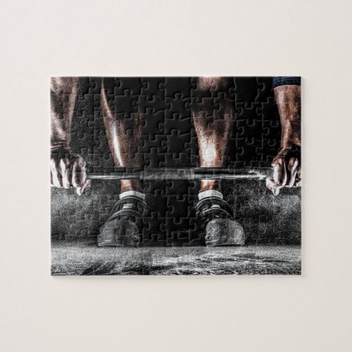 Fitness Weightlifting Gym Workout Jigsaw Puzzle