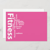 Fitness words (Front/Back)