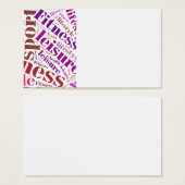 Fitness words (Front & Back)