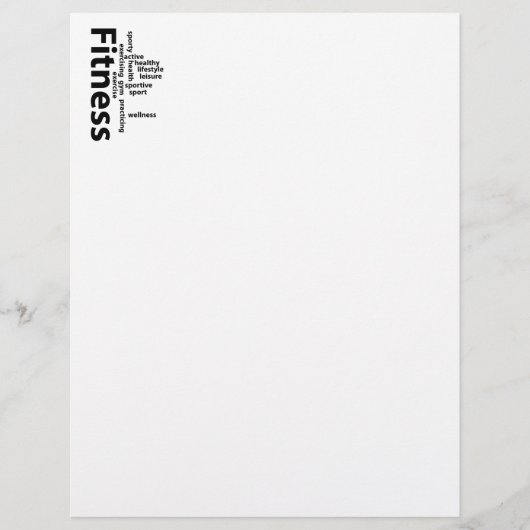 Fitness words (Front)