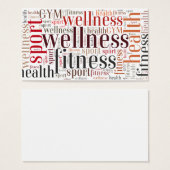 Fitness words (Front & Back)