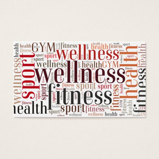 Fitness words (Front)