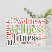Fitness words (Standing Front)
