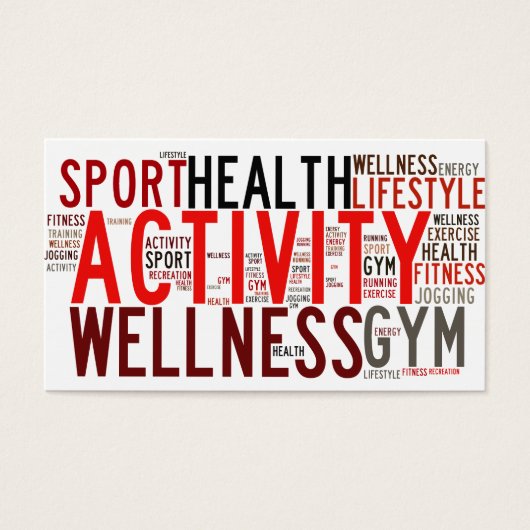 Fitness words (Front)