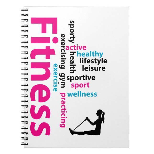 Fitness words notebook (Front)