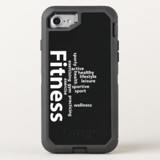 Fitness words OtterBox defender iPhone SE/8/7 case