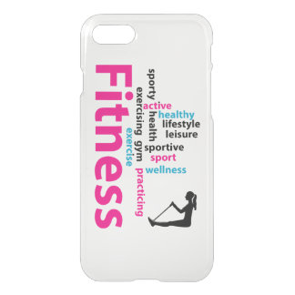Fitness words iPhone SE/8/7 case