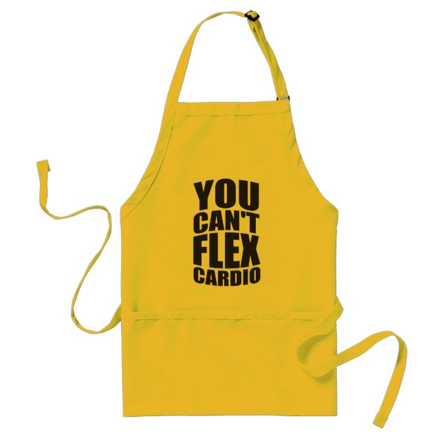 Fitness Workout Gym Motivation Adult Apron (Front)