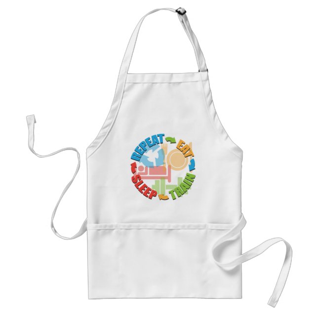 Fitness Workout Gym Motivation Adult Apron (Front)