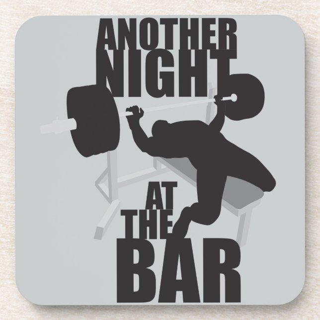 Fitness Workout Gym Motivation Coaster (Front)