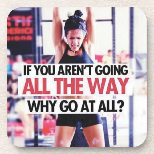 Fitness Workout Gym Motivation Coaster