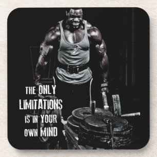 Fitness Workout Gym Motivation Coaster
