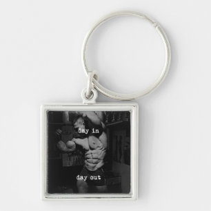 Fitness Workout Gym Motivation Keychain