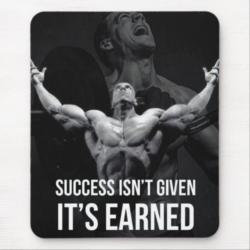 Fitness Workout Gym Motivation Mouse Pad