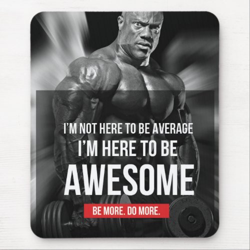 Fitness Workout Gym Motivation Mouse Pad