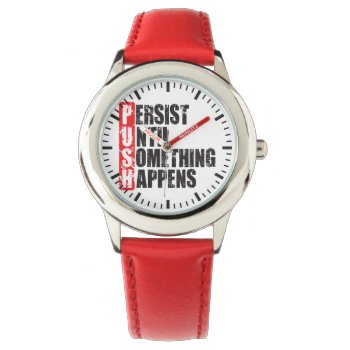 Fitness Workout Gym Motivation - Push Watch by physicalculture at Zazzle