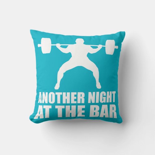 Fitness Workout Gym Motivation Throw Pillow