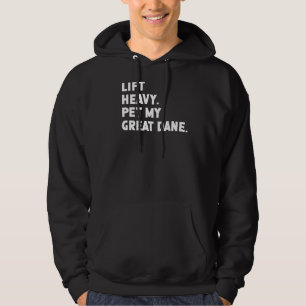 Fitness Workout Lift Heavy Pet Dog Great Dane Hoodie
