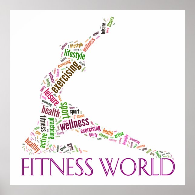 Fitness world poster (Front)