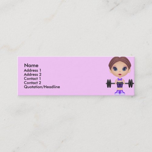 fitnessbuddie, Name, Business Card Template