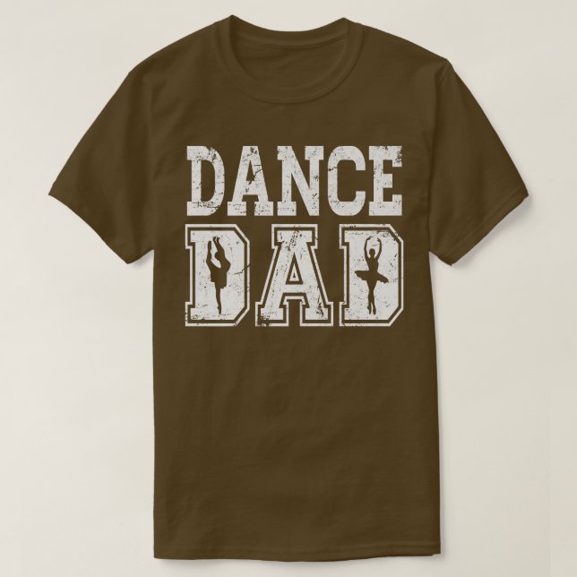 Fitted Dance Dad Ballet s Distressedfor Men  T-Shirt (Design Front)