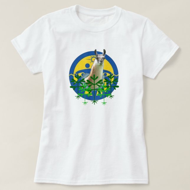 Fitted 'Llamas Take Maseena' Tee (Design Front)