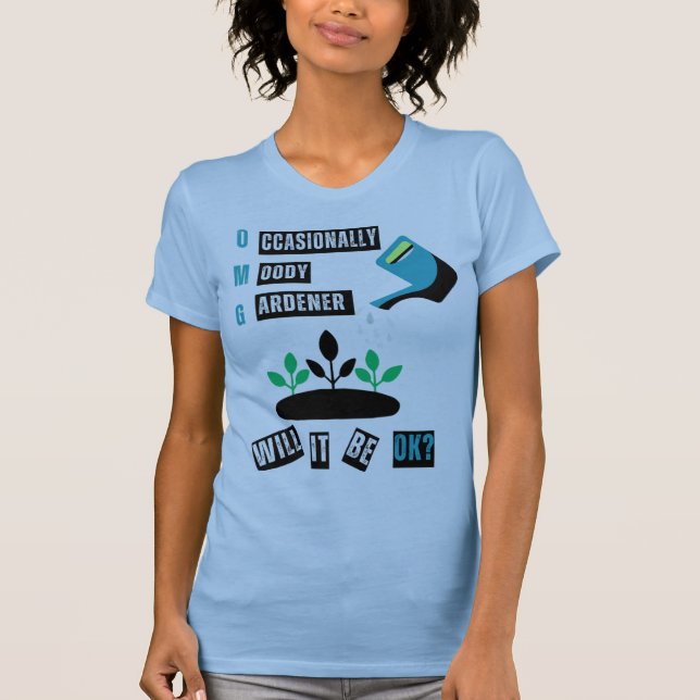 Fitting T-shirt for gardener ladies (Front)