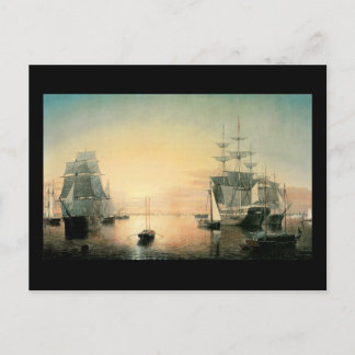 Fitz Hugh Lane Boston Harbor Postcard