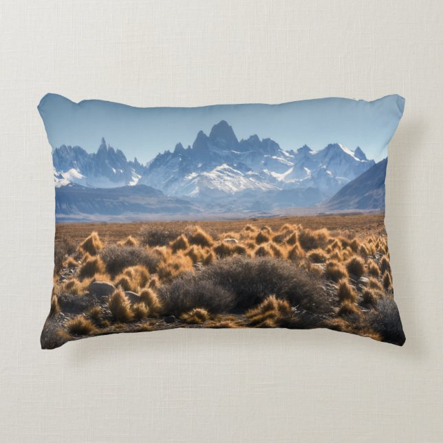 Fitz Roy, Patagonia, Argentina Accent Pillow (Front)