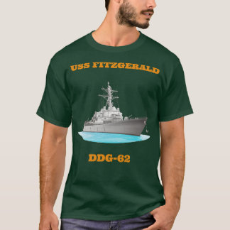 Fitzgerald DDG62 Destroyer Ship T-Shirt